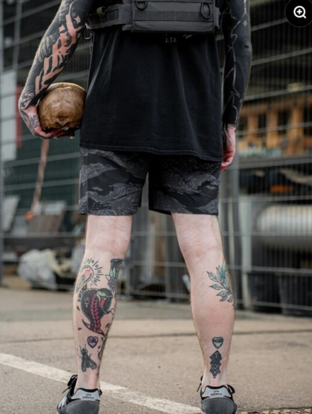 Coven Cutthroat Shorts - Tiger Stripe Black